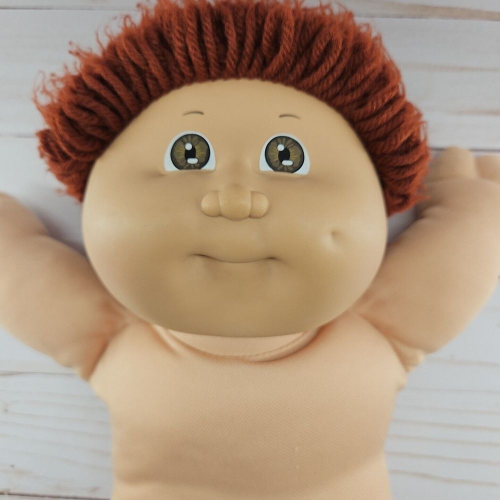 Vintage‎ 1985 Cabbage Patch Kid Girl Brown Eyes Red Hair Coleco Xavier Roberts - Picture 3 of 6